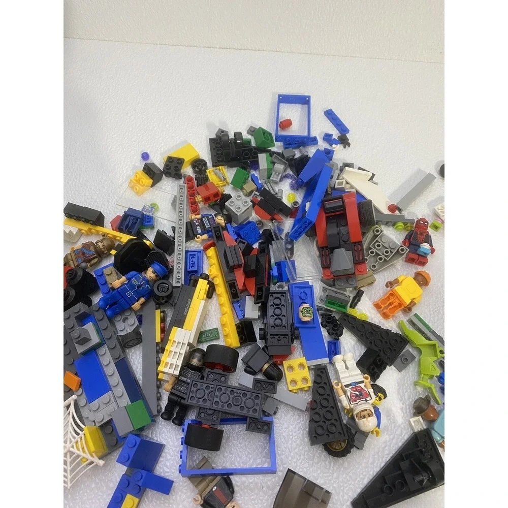 LEGO Bulk Mixed Lot Minifigures Spider-Man City Space Multicolor  Bricks Pieces